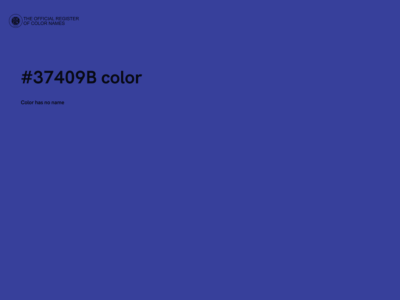 #37409B color image