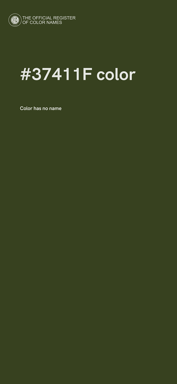 #37411F color image