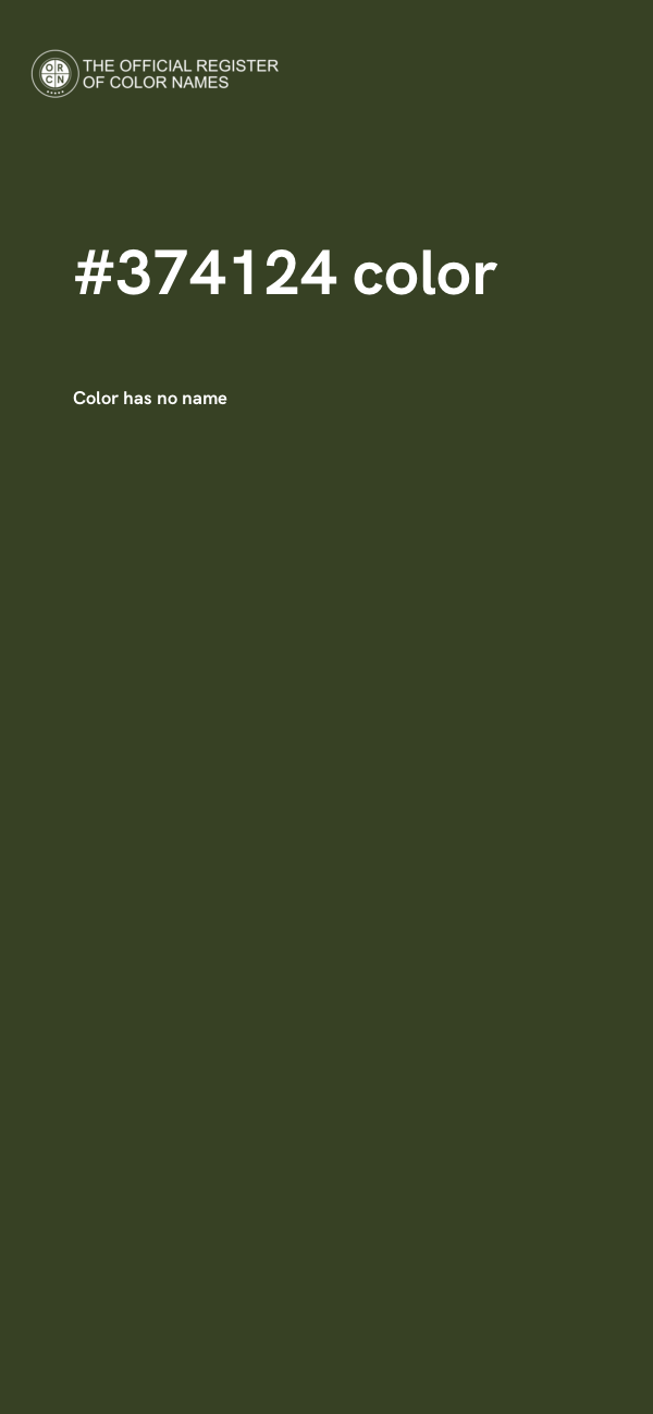 #374124 color image