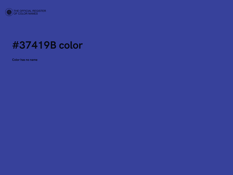 #37419B color image
