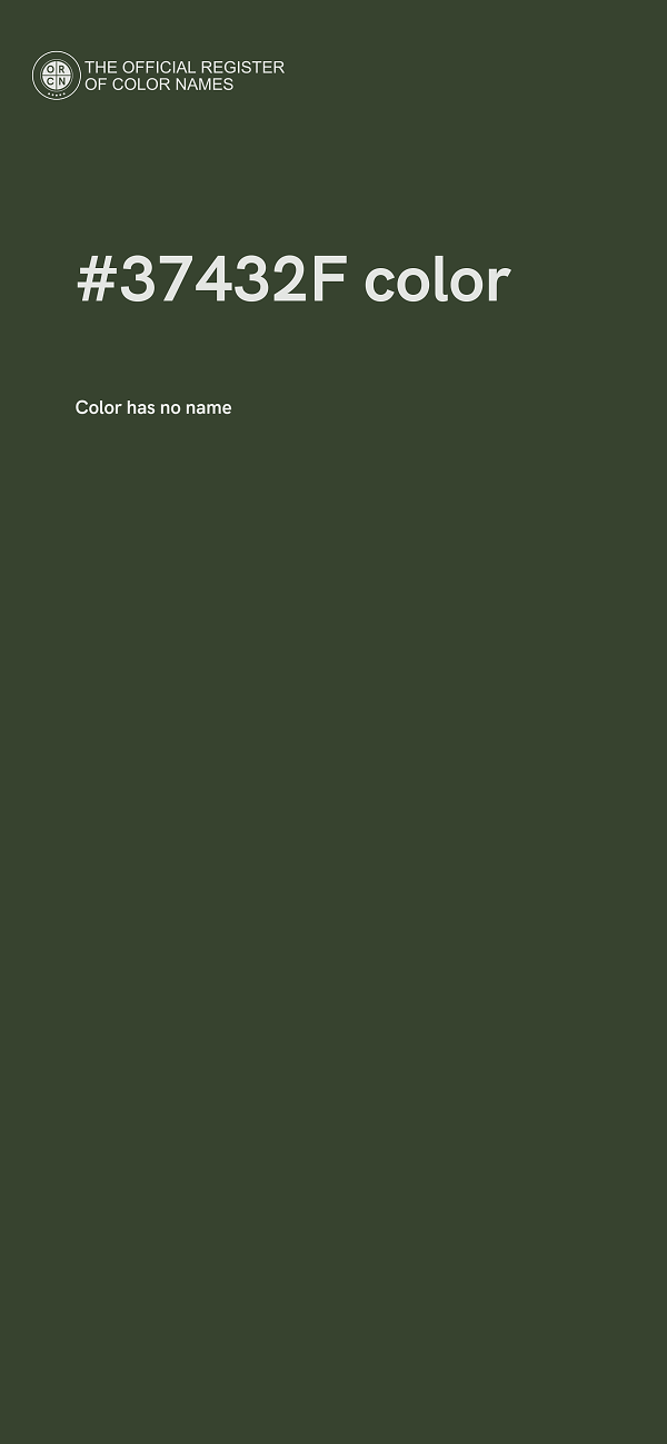 #37432F color image