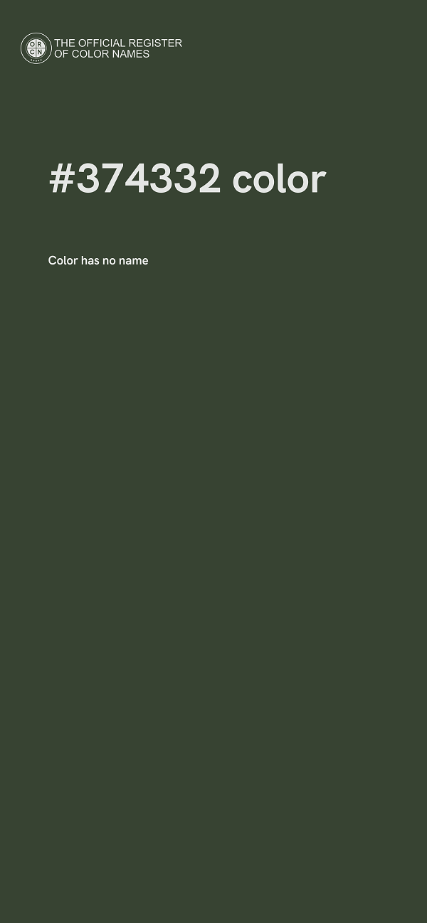 #374332 color image