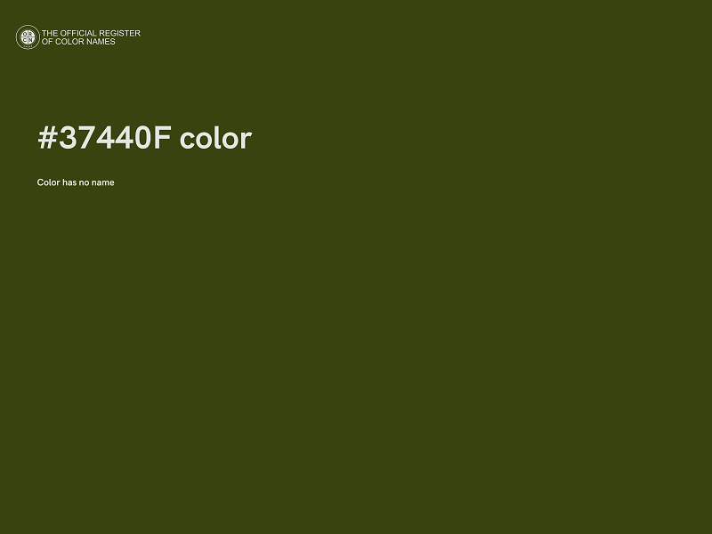 #37440F color image