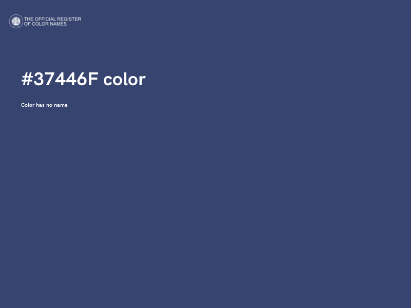 #37446F color image
