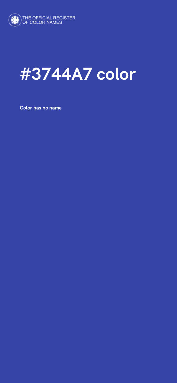#3744A7 color image