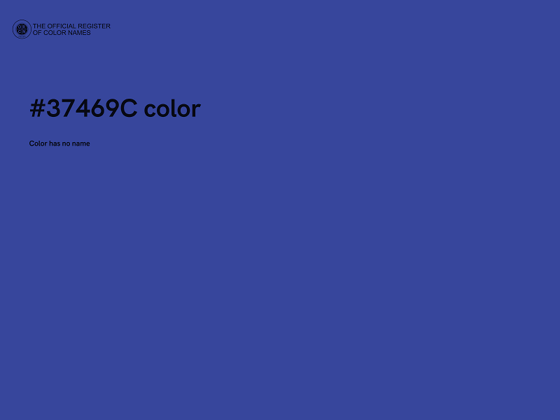 #37469C color image