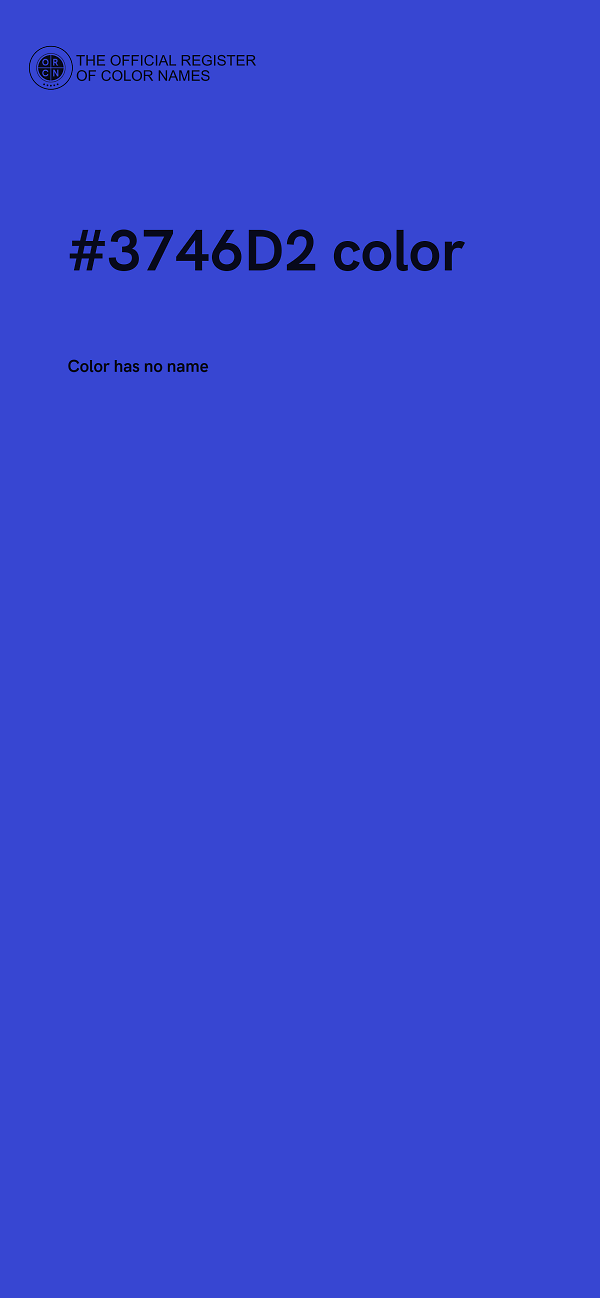 #3746D2 color image