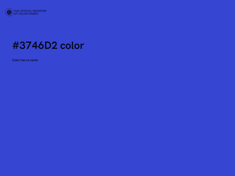 #3746D2 color image
