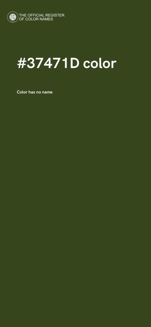 #37471D color image