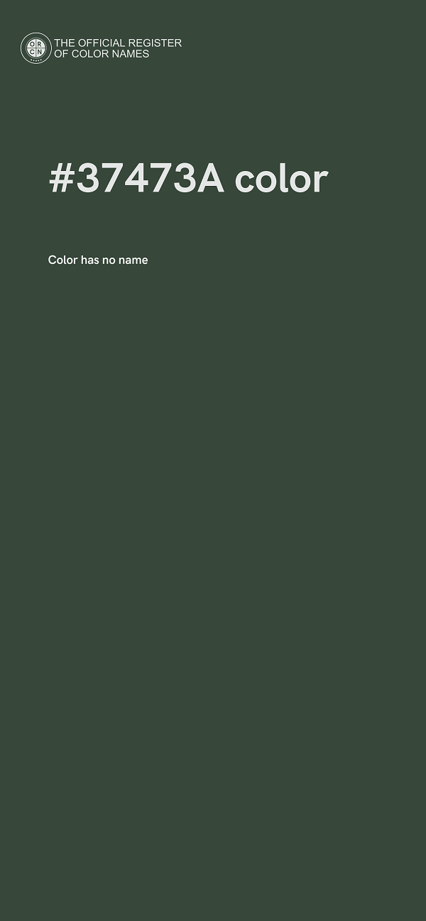 #37473A color image