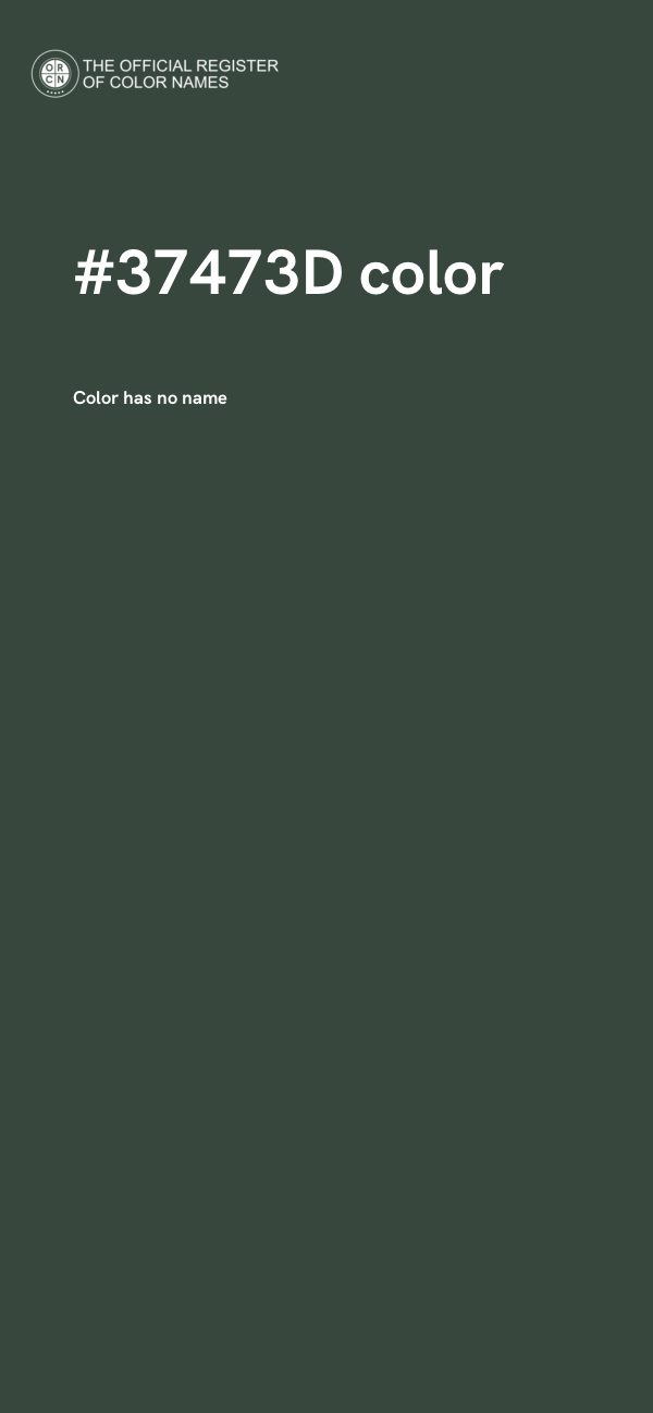 #37473D color image