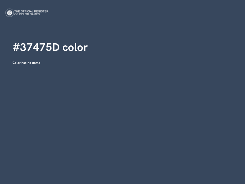 #37475D color image