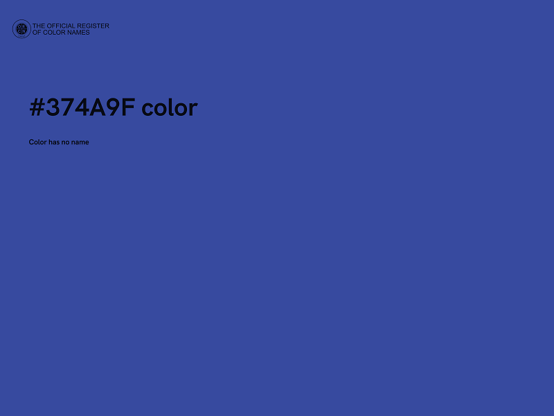 #374A9F color image