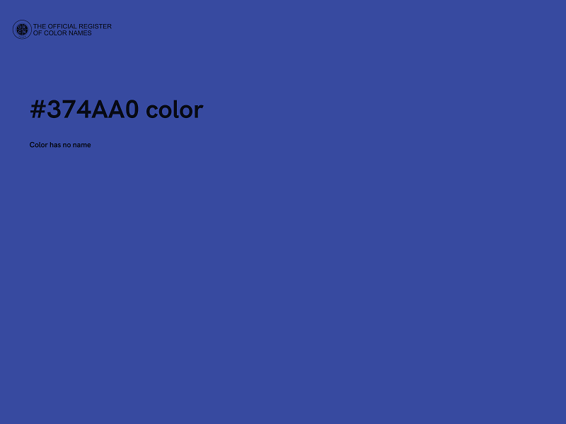 #374AA0 color image