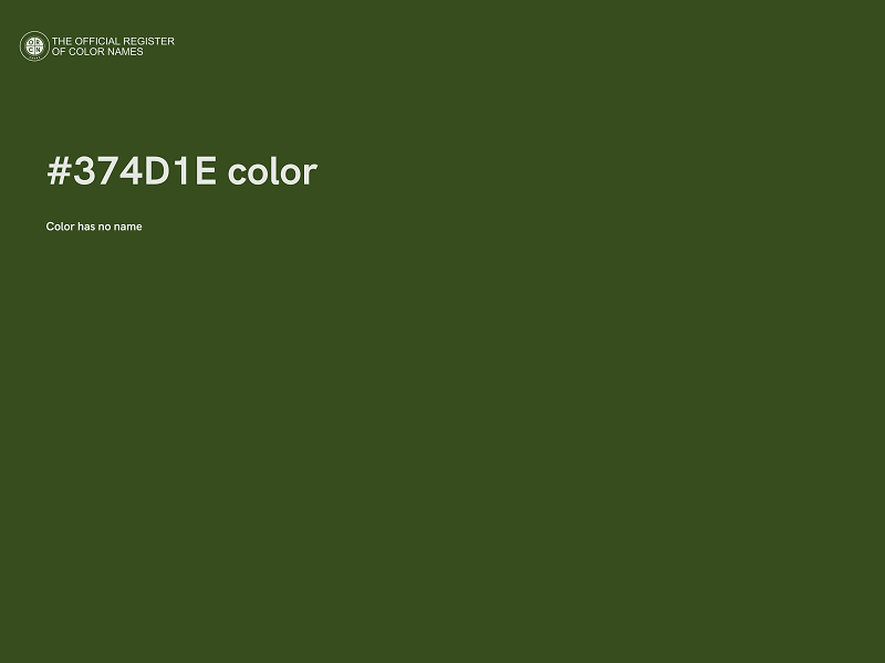 #374D1E color image