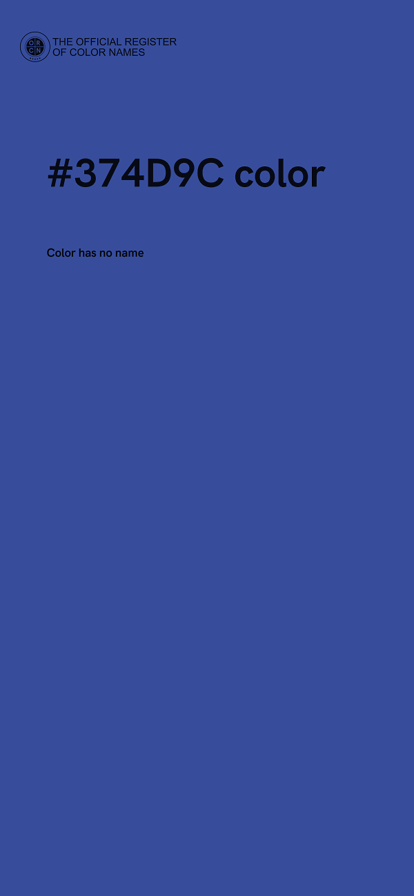 #374D9C color image
