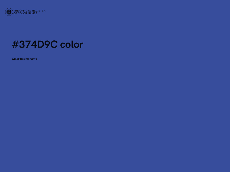 #374D9C color image