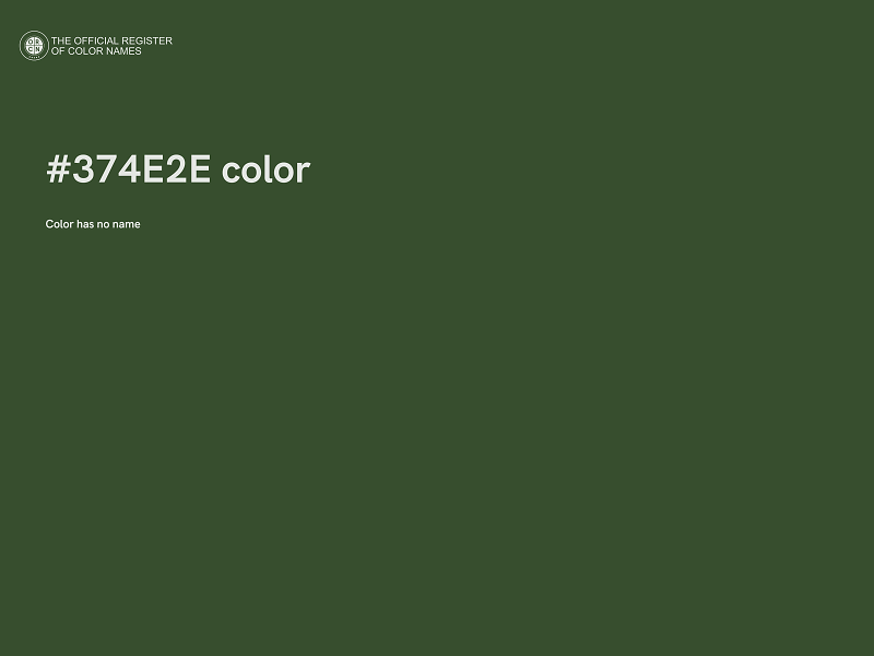 #374E2E color image