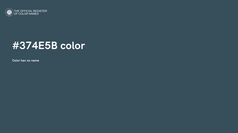 #374E5B color image