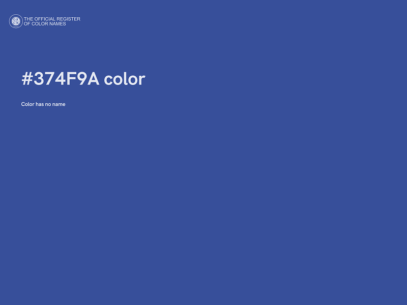 #374F9A color image