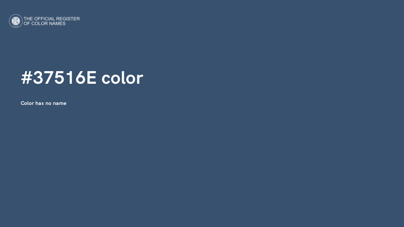 #37516E color image