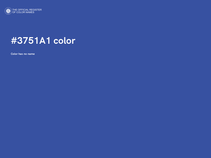 #3751A1 color image