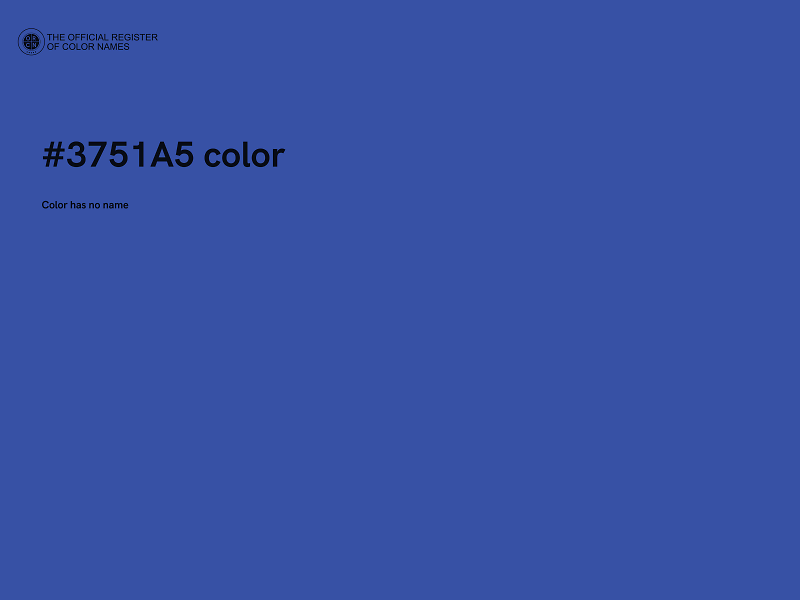 #3751A5 color image