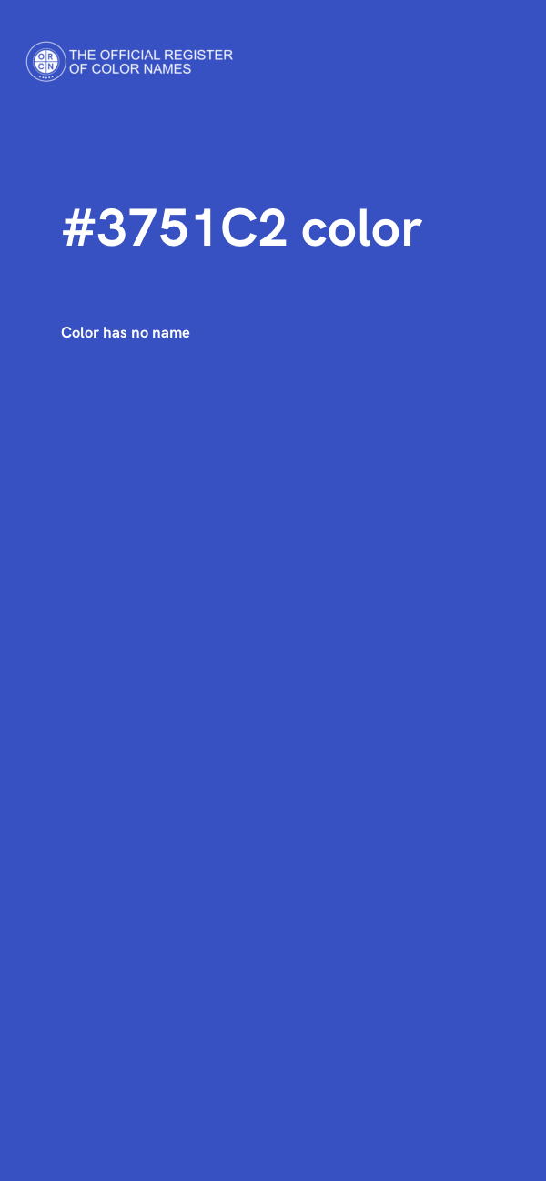#3751C2 color image
