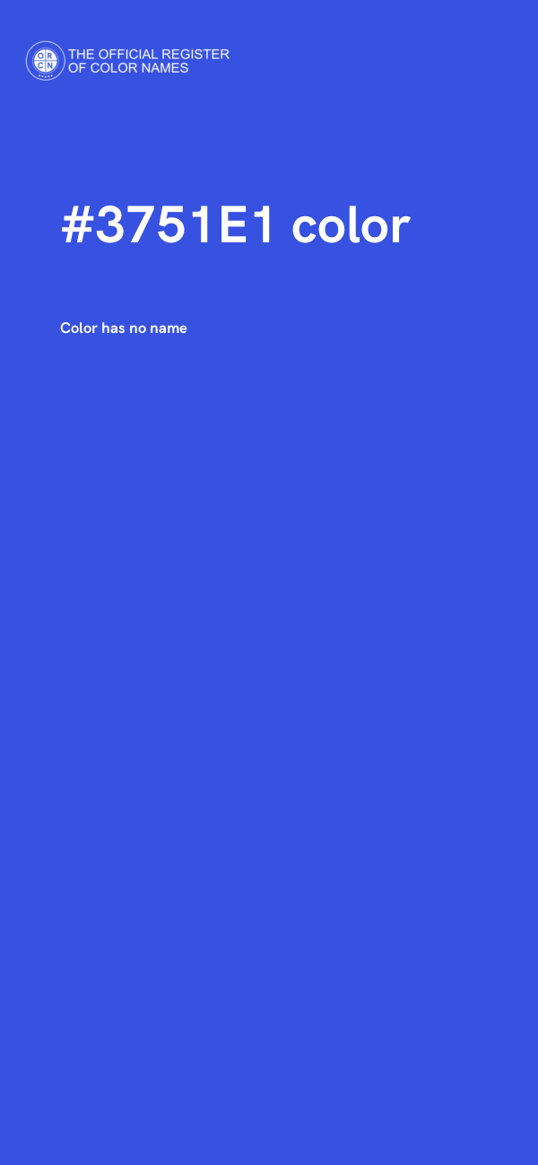 #3751E1 color image