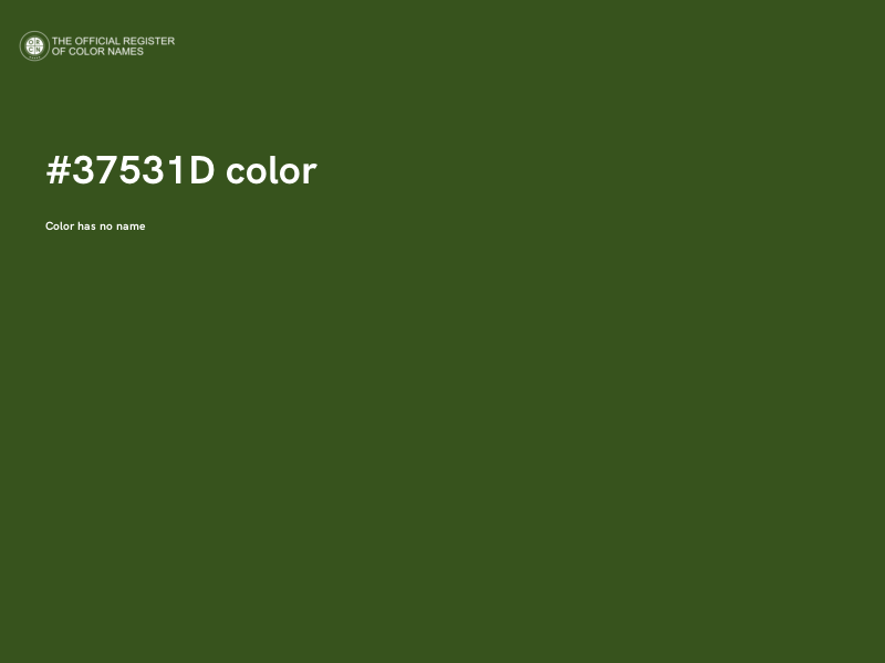 #37531D color image