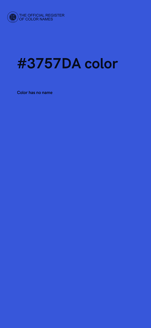 #3757DA color image