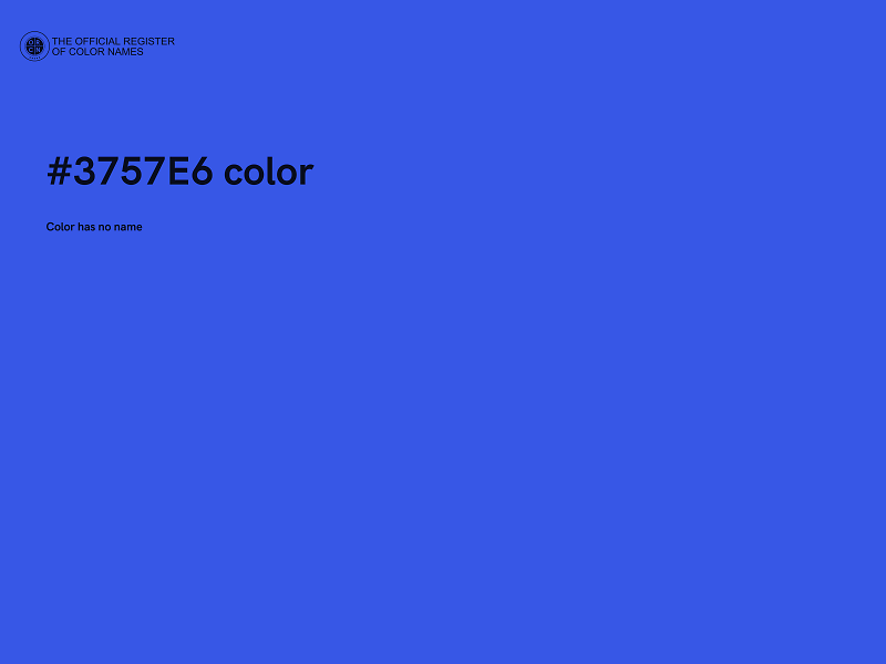 #3757E6 color image