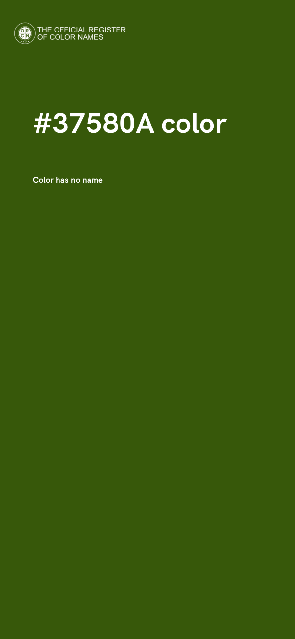 #37580A color image