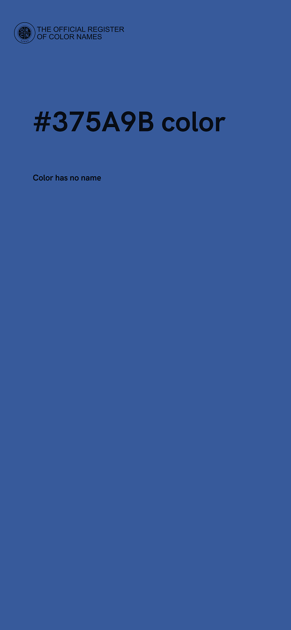 #375A9B color image