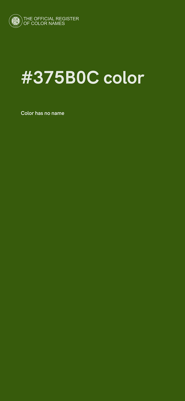 #375B0C color image
