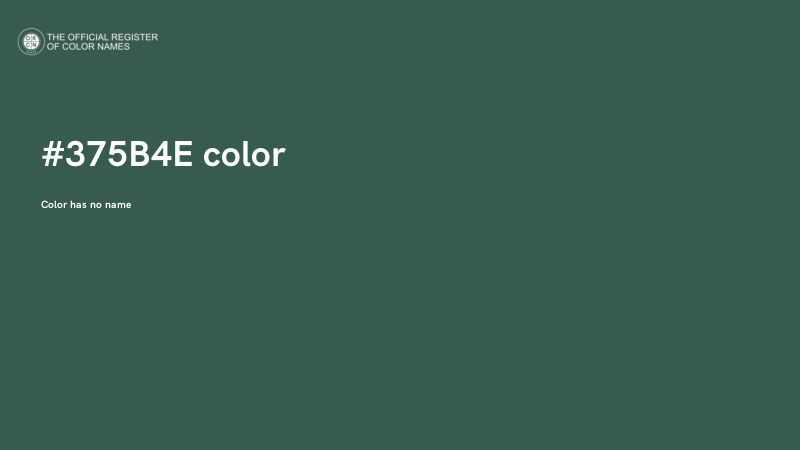 #375B4E color image