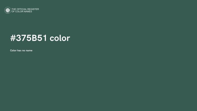 #375B51 color image