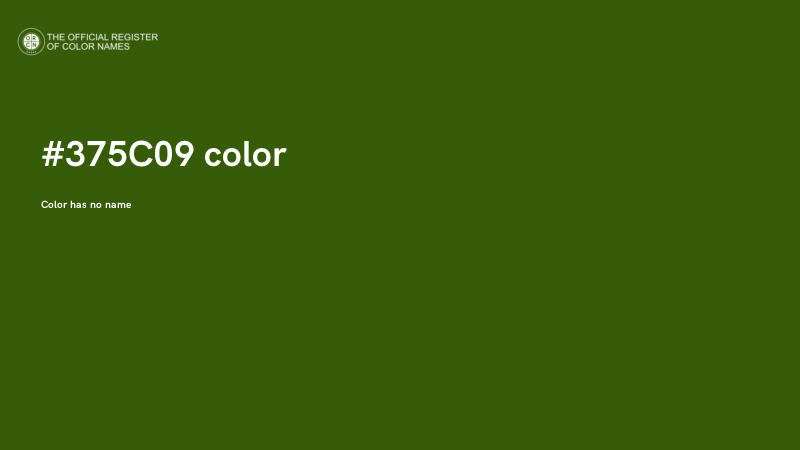 #375C09 color image