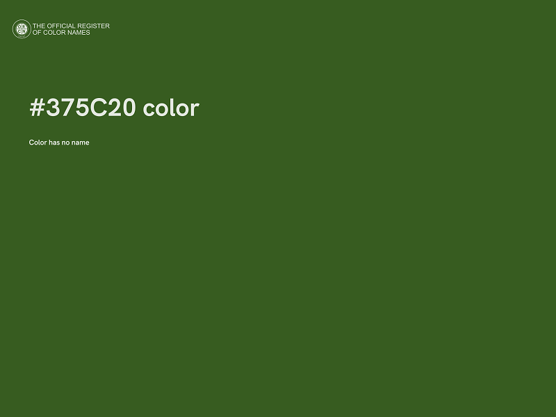 #375C20 color image