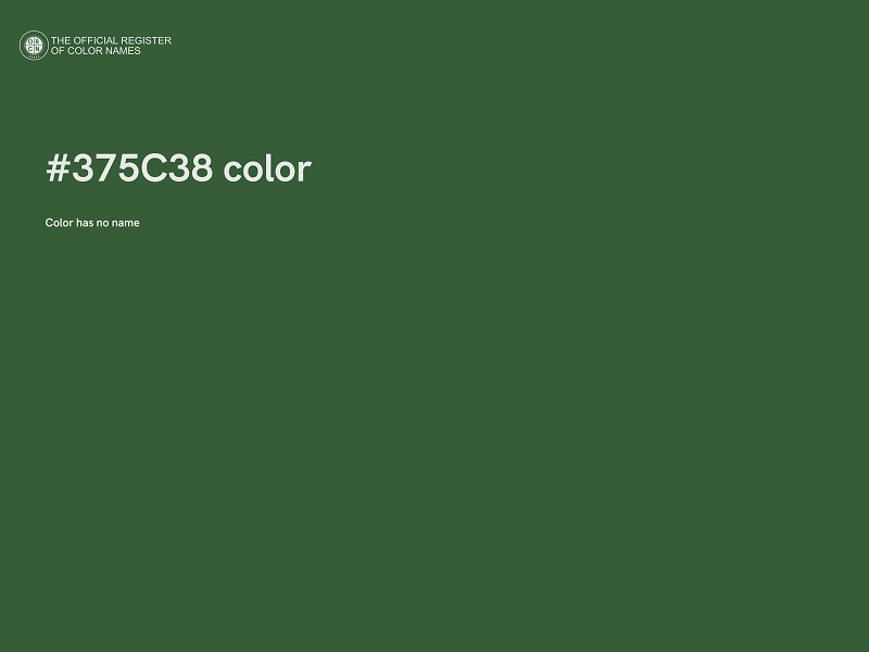 #375C38 color image