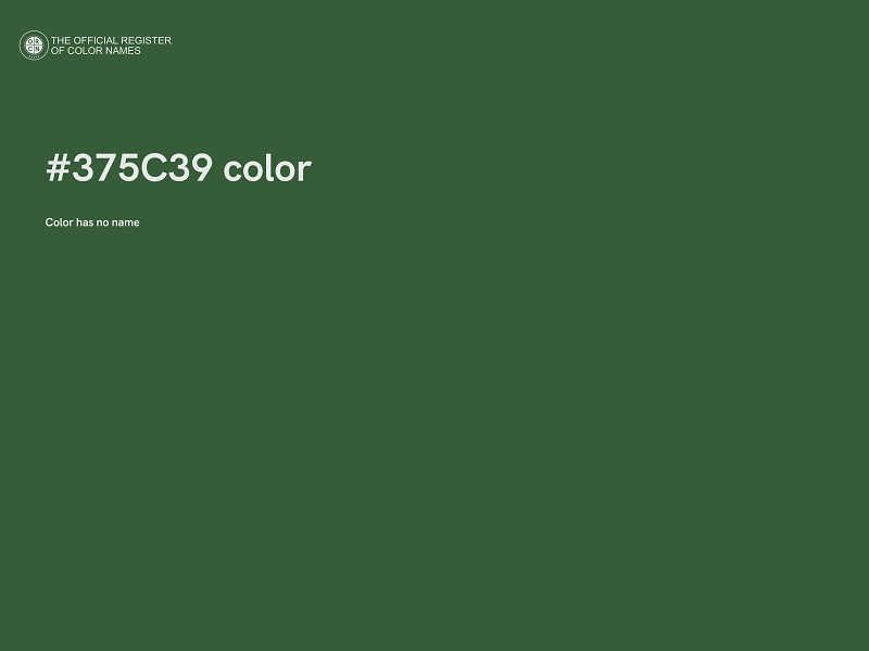 #375C39 color image