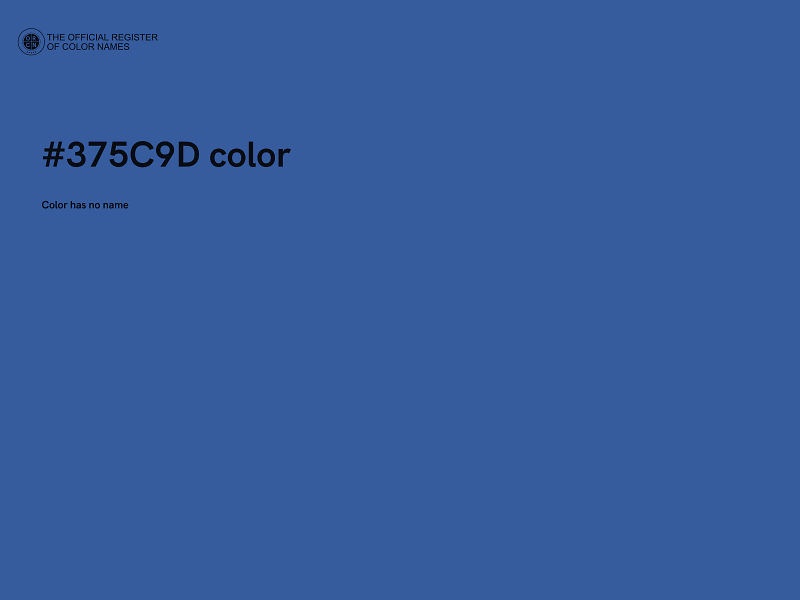 #375C9D color image