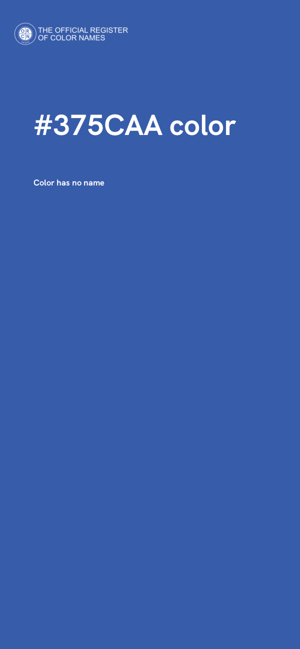 #375CAA color image