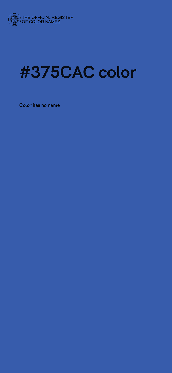 #375CAC color image