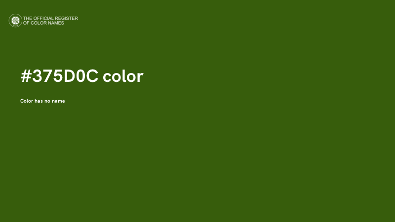 #375D0C color image