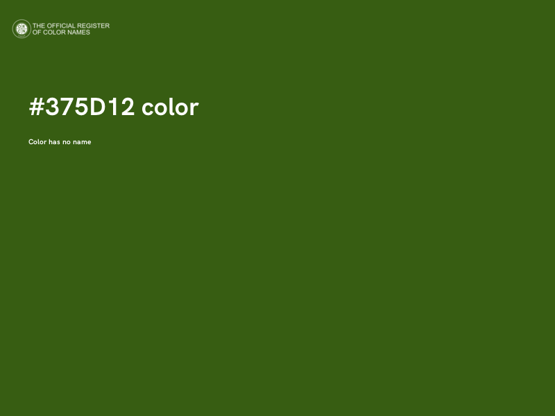 #375D12 color image