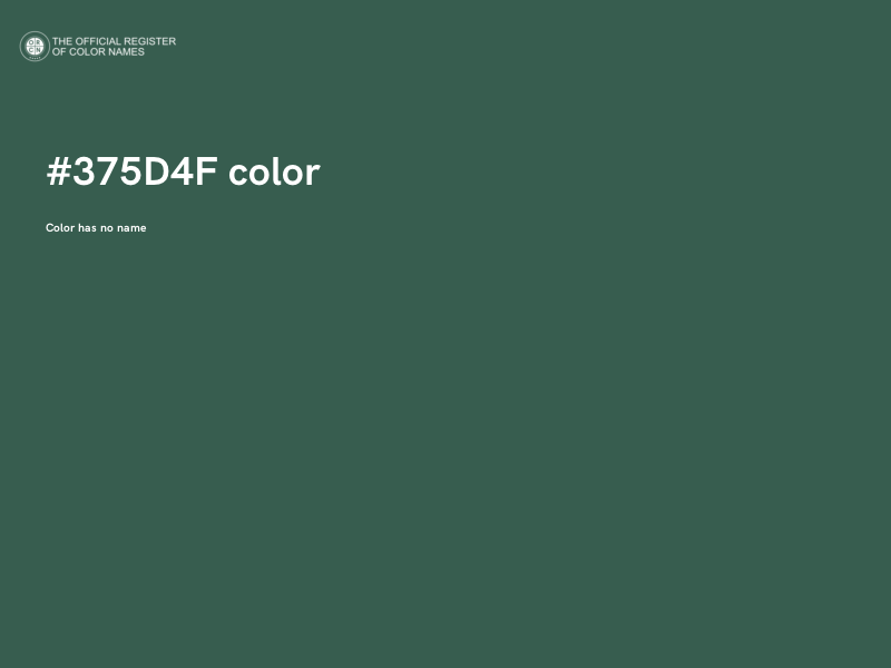 #375D4F color image