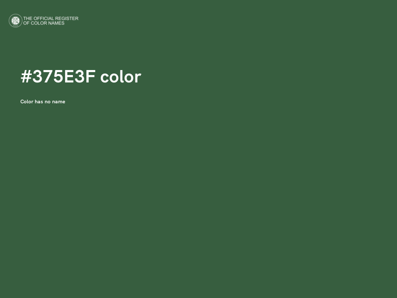 #375E3F color image
