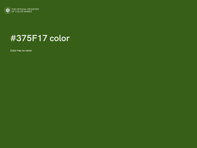 #375F17 color image