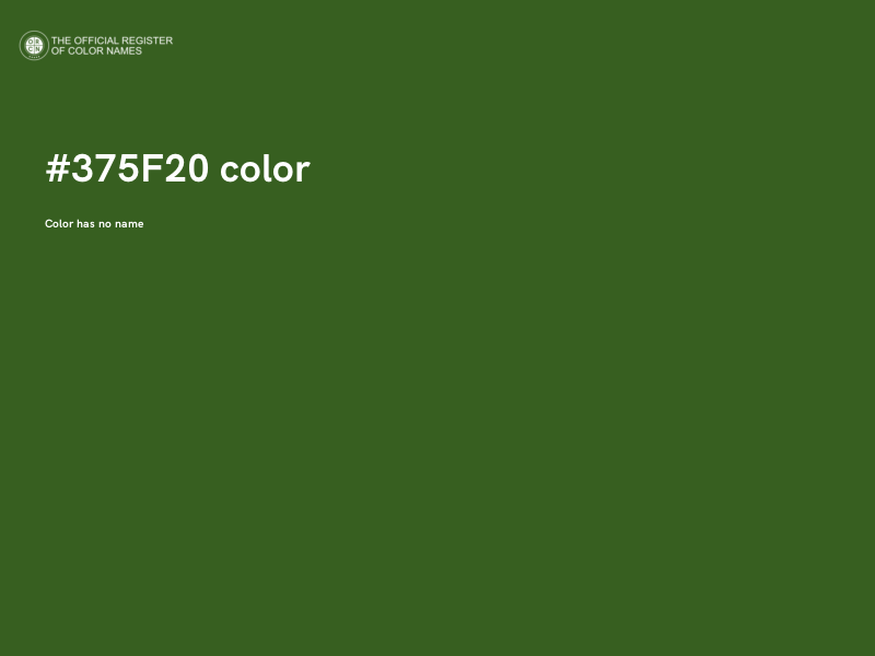 #375F20 color image